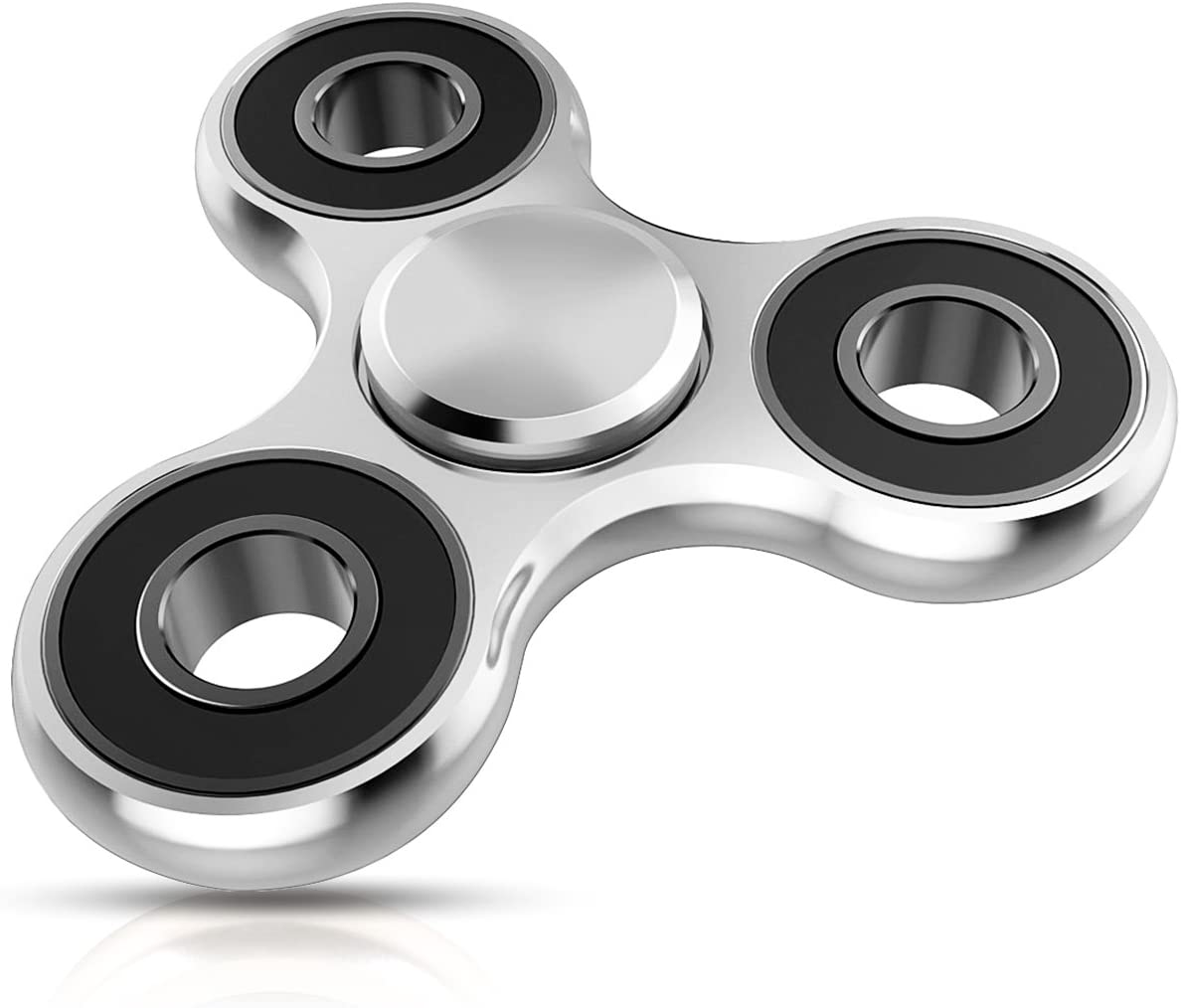 Ultra Durable Stainless Steel Bearing High Speed Spins Precision Metal Hand Fidget Spinner EDC ADHD Focus
