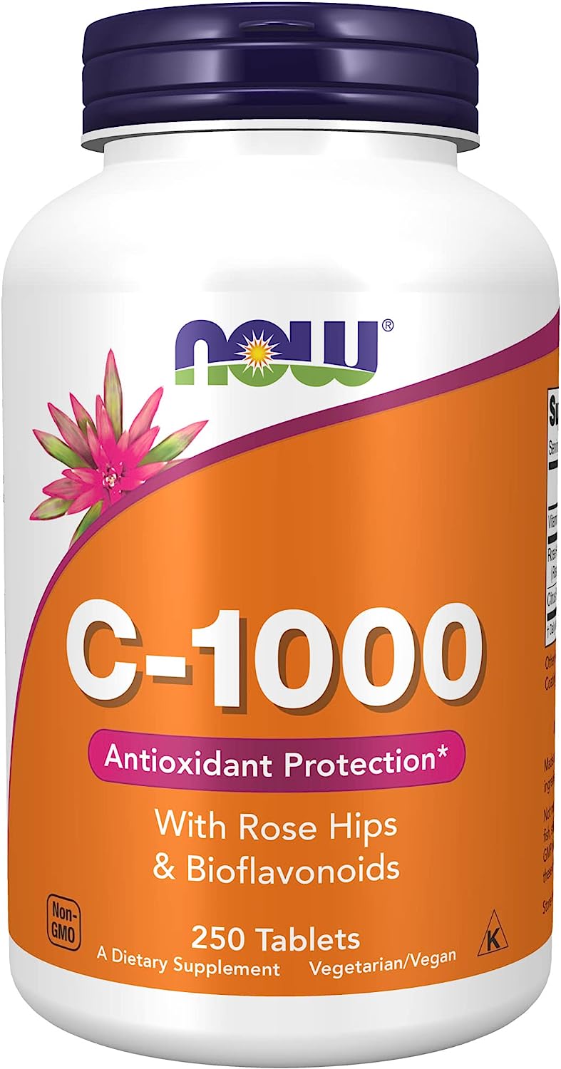 NOW Vitamin C-1000, 250 Tablets