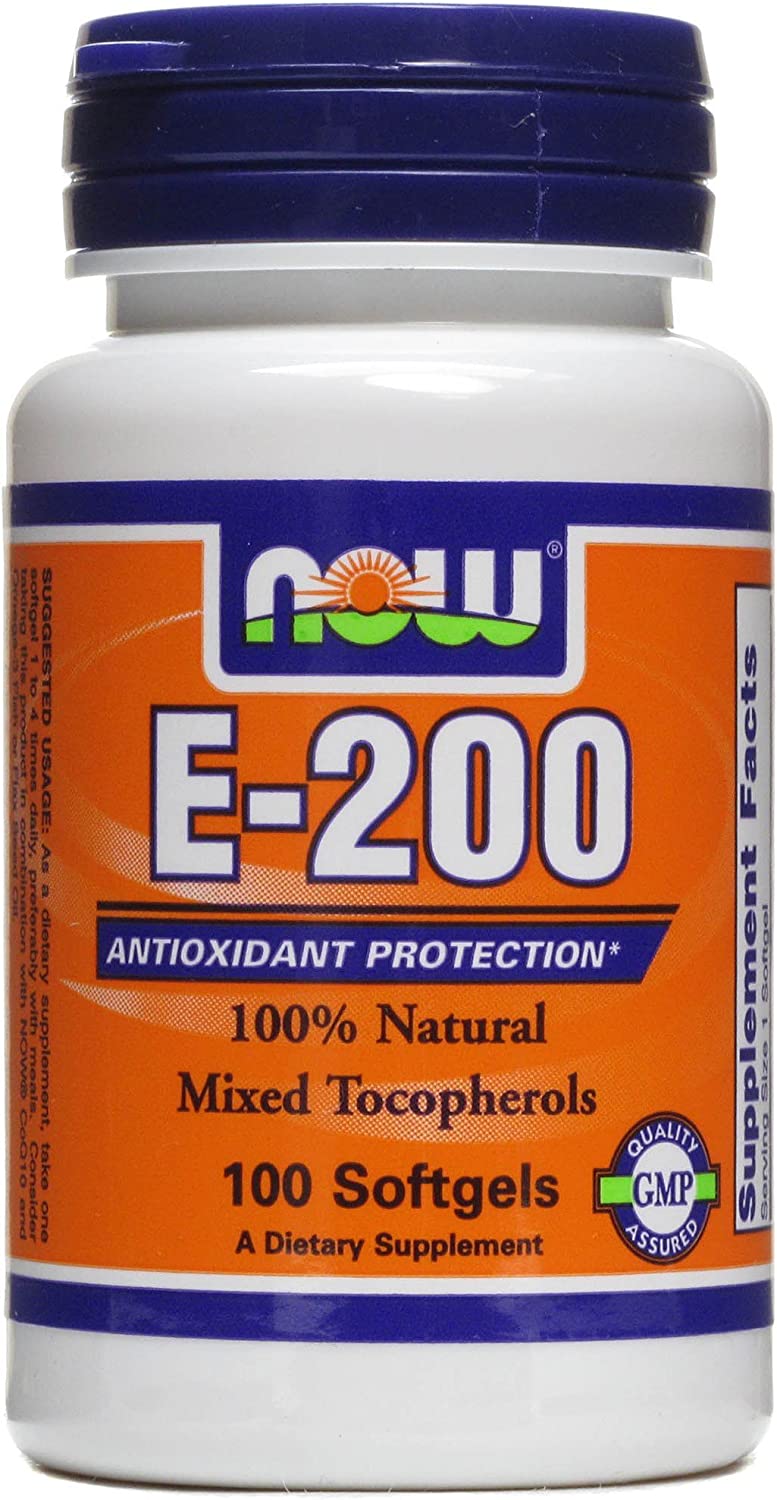 Vitamin E-200 IU 100 Softgels (Pack of 2)