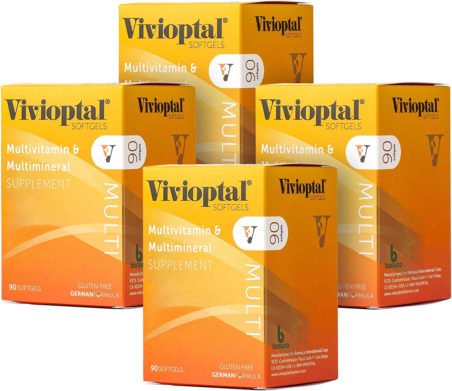 Vivioptal Multi 1 Year Supply - Multivitamin & Multimineral Supplement - Lipotropic Substances & Trace Elements