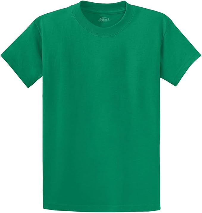 Joe's USA Mens Heavyweight 6.1-Ounce 100% Cotton T-Shirts - Premium Thick Fabric for Daily Wear - Available in Regular, Big & Tall Sizes (S-6XL) - Imported Quality