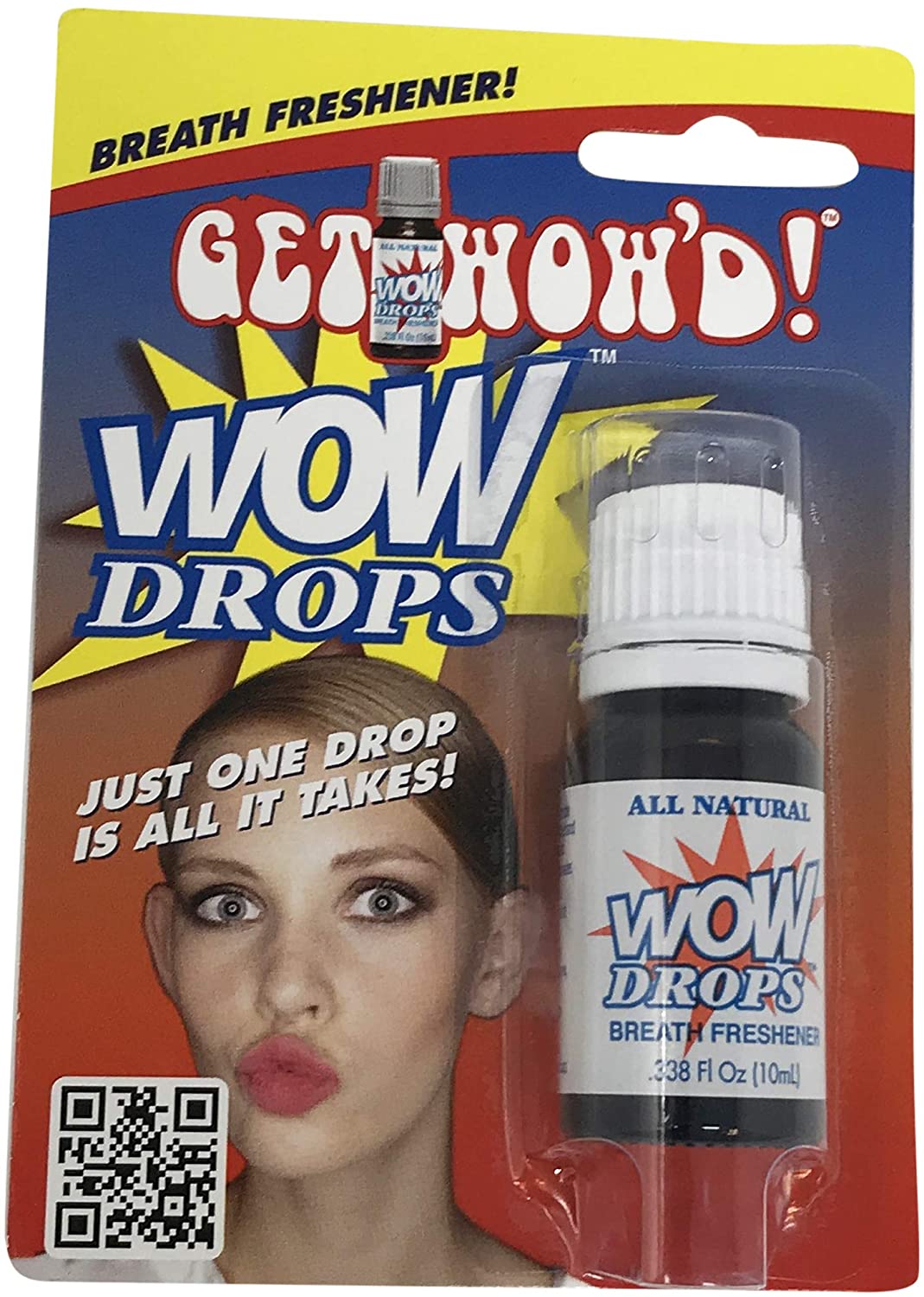 Wow Breath Freshener All Natural Drops - 0.338 Oz